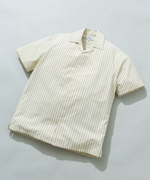 URBAN RESEARCH ROSSO / アーバンリサーチ ロッソ シャツ・ブラウス | 『イージーケア / XLサイズあり』アーバンリラックスリネンオープンカラーシャツ（アイボリー）