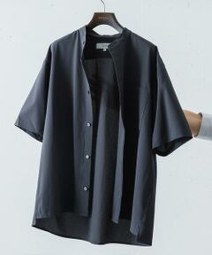 URBAN RESEARCH ROSSO / アーバンリサーチ ロッソ シャツ・ブラウス | 『WEB限定』『XLサイズあり』『吸水速乾』Air Stretch バンドカラーシャツ