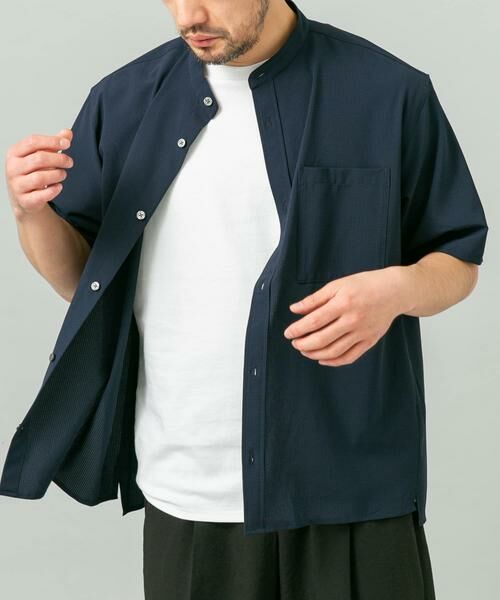 URBAN RESEARCH ROSSO / アーバンリサーチ ロッソ シャツ・ブラウス | 『WEB限定』『XLサイズあり』『吸水速乾』Air Stretch バンドカラーシャツ | 詳細6