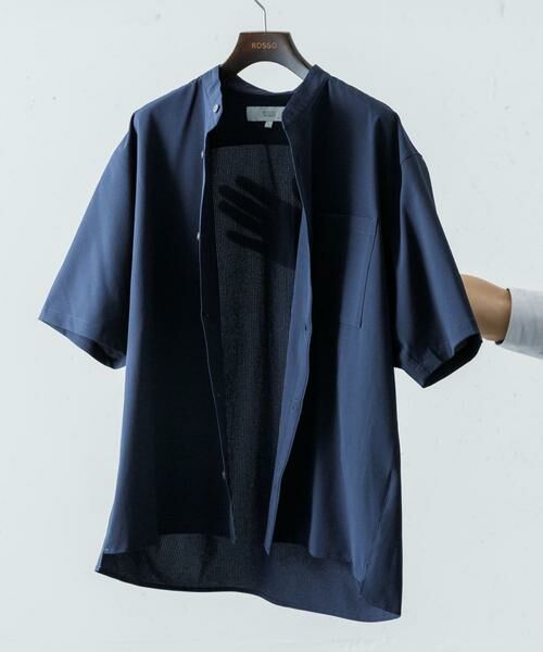 URBAN RESEARCH ROSSO / アーバンリサーチ ロッソ シャツ・ブラウス | 『WEB限定』『XLサイズあり』『吸水速乾』Air Stretch バンドカラーシャツ | 詳細16