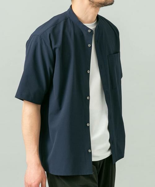 URBAN RESEARCH ROSSO / アーバンリサーチ ロッソ シャツ・ブラウス | 『WEB限定』『XLサイズあり』『吸水速乾』Air Stretch バンドカラーシャツ | 詳細8