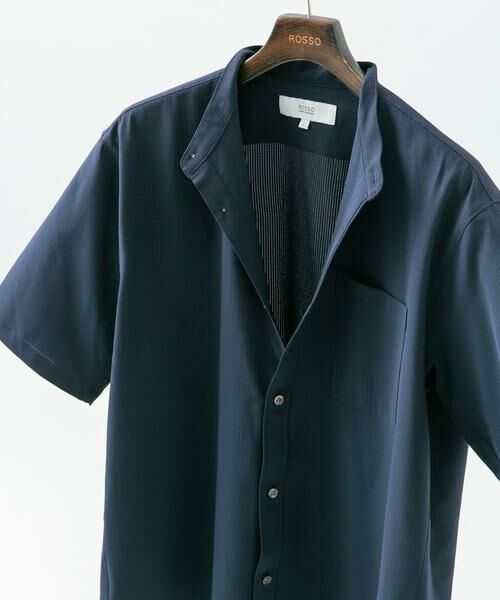 URBAN RESEARCH ROSSO / アーバンリサーチ ロッソ シャツ・ブラウス | 『WEB限定』『XLサイズあり』『吸水速乾』Air Stretch バンドカラーシャツ | 詳細15