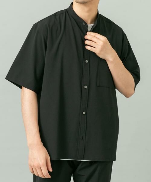 URBAN RESEARCH ROSSO / アーバンリサーチ ロッソ シャツ・ブラウス | 『WEB限定』『XLサイズあり』『吸水速乾』Air Stretch バンドカラーシャツ | 詳細13