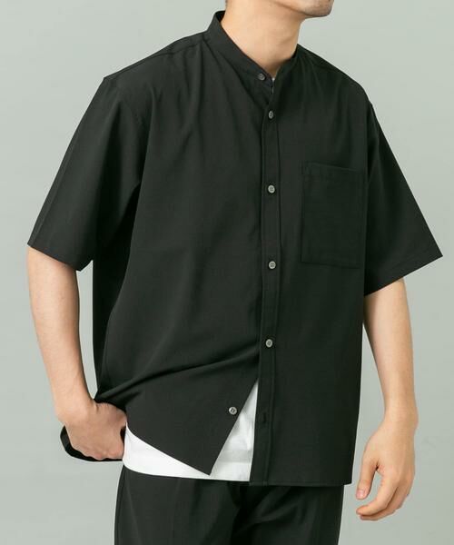 URBAN RESEARCH ROSSO / アーバンリサーチ ロッソ シャツ・ブラウス | 『WEB限定』『XLサイズあり』『吸水速乾』Air Stretch バンドカラーシャツ | 詳細14