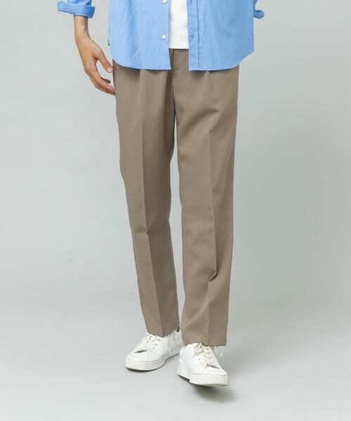 URBAN RESEARCH ROSSO / アーバンリサーチ ロッソ その他パンツ | 『セットアップ対応』『防シワ』サマーウール調ストレートスラックス（ベージュ）