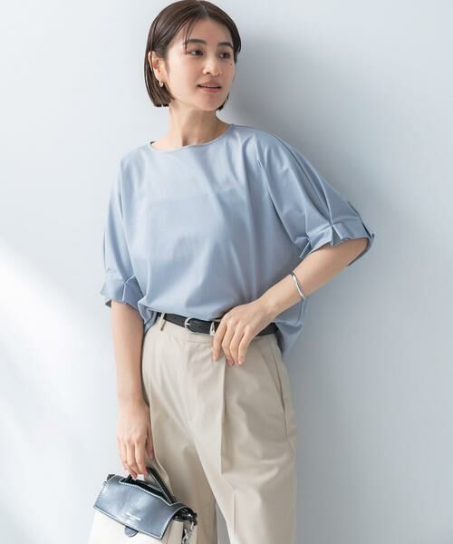 URBAN RESEARCH ROSSO / アーバンリサーチ ロッソ Tシャツ | UVカットクールタッチタックスリーブプルオーバー（ブルー系その他）