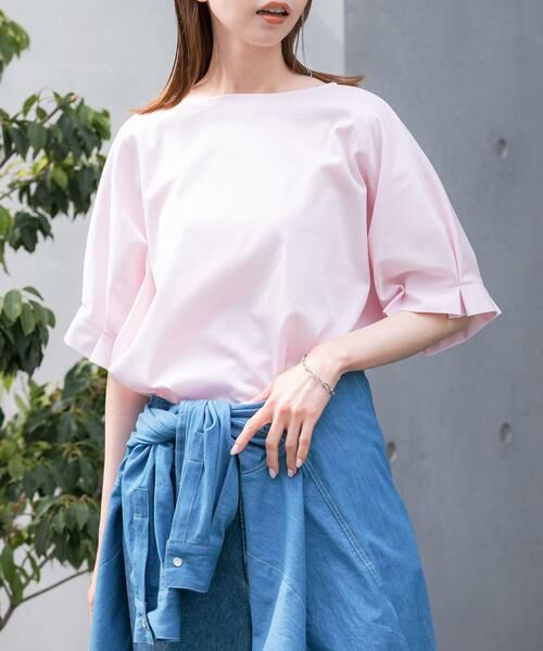 URBAN RESEARCH ROSSO / アーバンリサーチ ロッソ Tシャツ | UVカットクールタッチタックスリーブプルオーバー（ピンク）