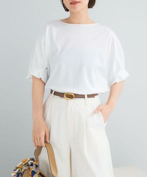 URBAN RESEARCH ROSSO / アーバンリサーチ ロッソ Tシャツ | UVカットクールタッチタックスリーブプルオーバー（オフホワイト）