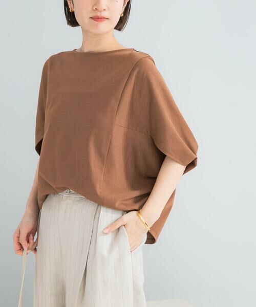 URBAN RESEARCH ROSSO / アーバンリサーチ ロッソ Tシャツ | 『WEB/一部店舗限定』UVカットクールタッチ5分袖ドルマンプルオーバー | 詳細1