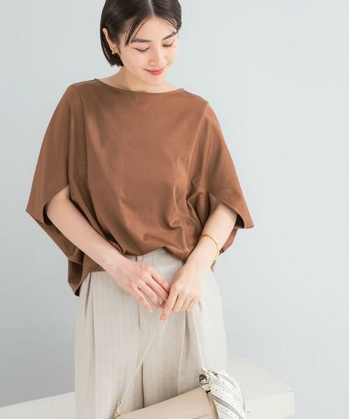 URBAN RESEARCH ROSSO / アーバンリサーチ ロッソ Tシャツ | 『WEB/一部店舗限定』UVカットクールタッチ5分袖ドルマンプルオーバー | 詳細2