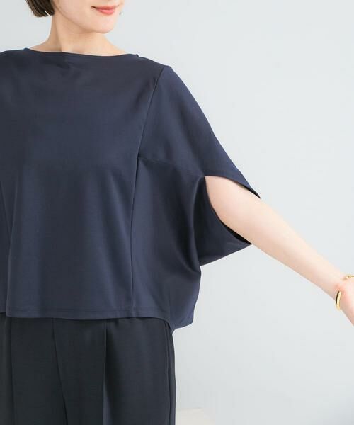 URBAN RESEARCH ROSSO / アーバンリサーチ ロッソ Tシャツ | 『WEB/一部店舗限定』UVカットクールタッチ5分袖ドルマンプルオーバー | 詳細14