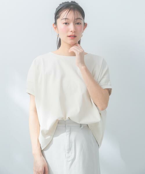 URBAN RESEARCH ROSSO / アーバンリサーチ ロッソ Tシャツ | 『WEB/一部店舗限定』UVカットドルマンスリーブプルオーバー（アイボリー）