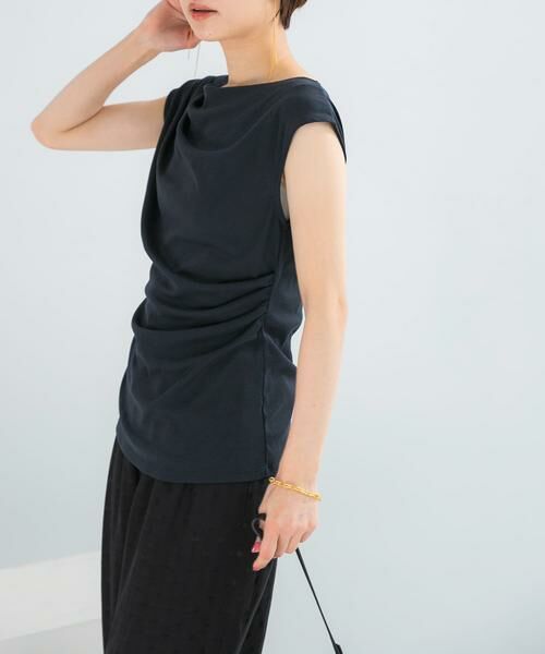 URBAN RESEARCH ROSSO / アーバンリサーチ ロッソ Tシャツ | クールタッチ デザインドレープカットソー | 詳細1