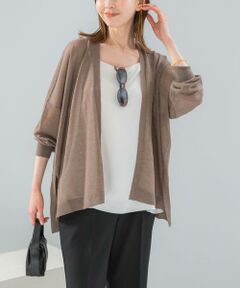 URBAN RESEARCH ROSSO / アーバンリサーチ ロッソ カーディガン・ボレロ | 接触冷感シアーカーディガン