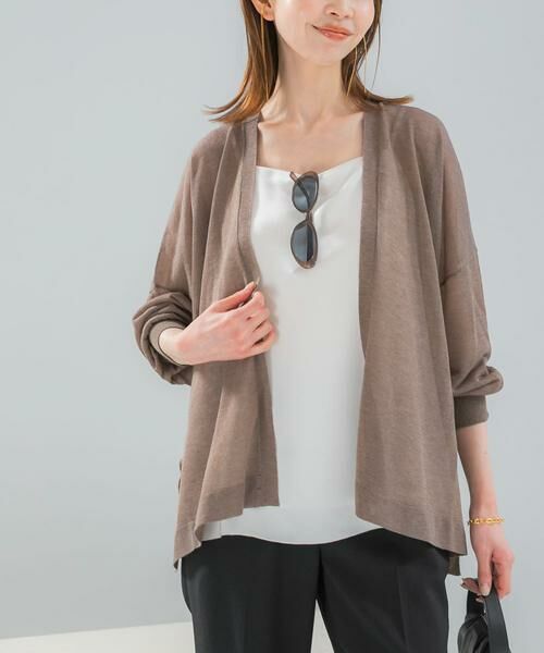 URBAN RESEARCH ROSSO / アーバンリサーチ ロッソ カーディガン・ボレロ | 接触冷感シアーカーディガン | 詳細1