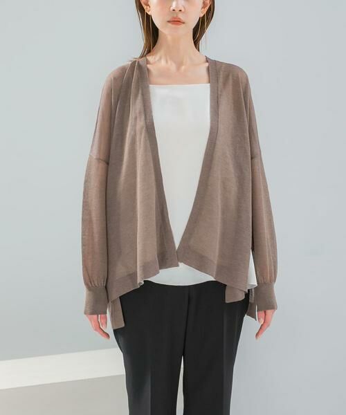 URBAN RESEARCH ROSSO / アーバンリサーチ ロッソ カーディガン・ボレロ | 接触冷感シアーカーディガン | 詳細5