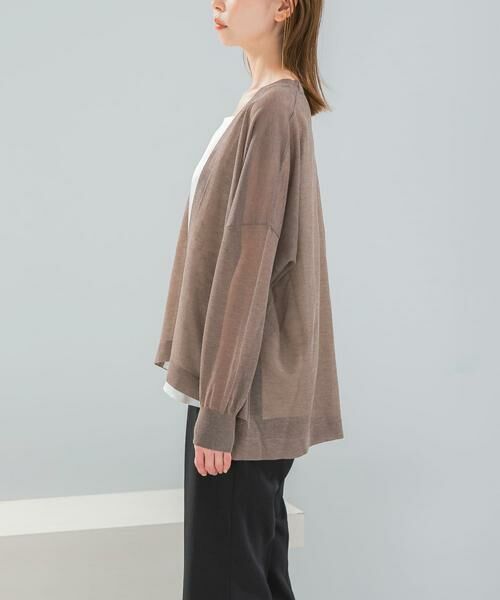URBAN RESEARCH ROSSO / アーバンリサーチ ロッソ カーディガン・ボレロ | 接触冷感シアーカーディガン | 詳細6