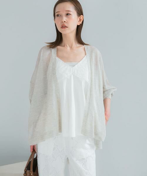 URBAN RESEARCH ROSSO / アーバンリサーチ ロッソ カーディガン・ボレロ | 接触冷感シアーカーディガン | 詳細12