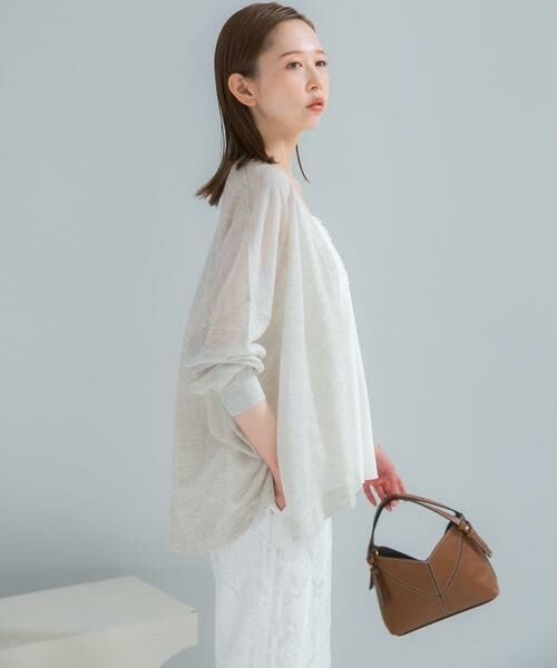 URBAN RESEARCH ROSSO / アーバンリサーチ ロッソ カーディガン・ボレロ | 接触冷感シアーカーディガン | 詳細13