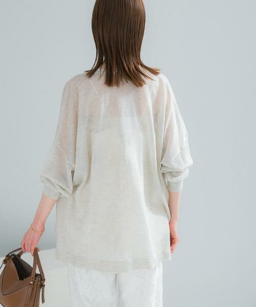 URBAN RESEARCH ROSSO / アーバンリサーチ ロッソ カーディガン・ボレロ | 接触冷感シアーカーディガン | 詳細14