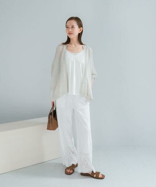 URBAN RESEARCH ROSSO / アーバンリサーチ ロッソ カーディガン・ボレロ | 接触冷感シアーカーディガン | 詳細15