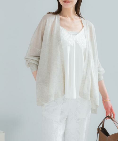 URBAN RESEARCH ROSSO / アーバンリサーチ ロッソ カーディガン・ボレロ | 接触冷感シアーカーディガン（アイボリー）