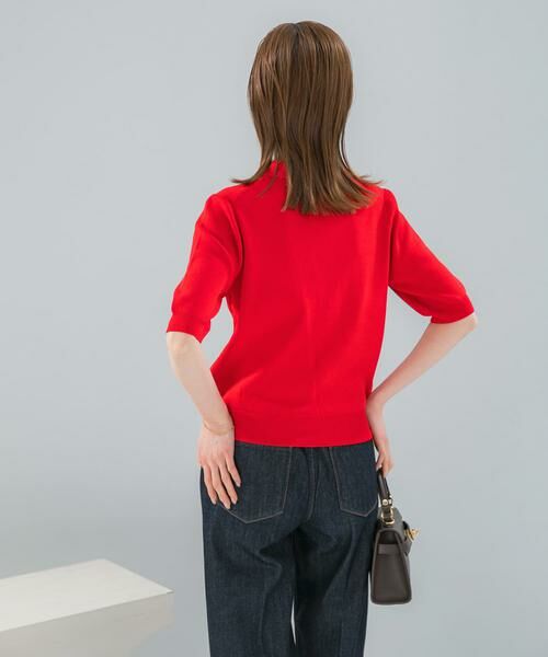 URBAN RESEARCH ROSSO / アーバンリサーチ ロッソ カーディガン・ボレロ | 襟付コンパクト5分袖カーディガン | 詳細4