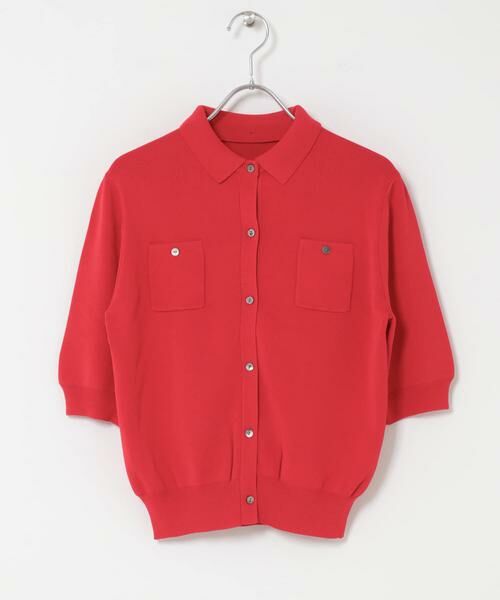 URBAN RESEARCH ROSSO / アーバンリサーチ ロッソ カーディガン・ボレロ | 襟付コンパクト5分袖カーディガン | 詳細6