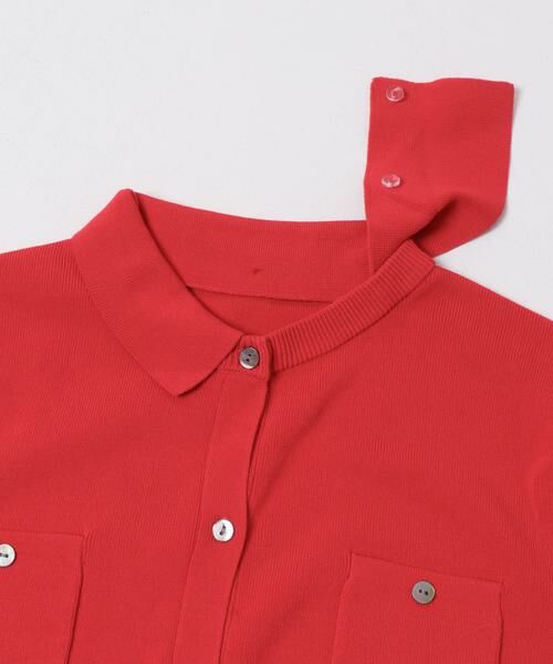URBAN RESEARCH ROSSO / アーバンリサーチ ロッソ カーディガン・ボレロ | 襟付コンパクト5分袖カーディガン | 詳細7