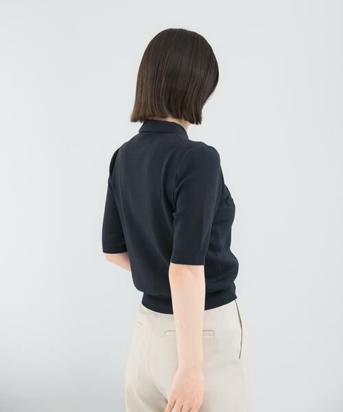 URBAN RESEARCH ROSSO / アーバンリサーチ ロッソ カーディガン・ボレロ | 襟付コンパクト5分袖カーディガン | 詳細10