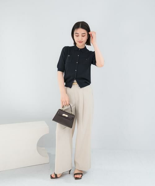 URBAN RESEARCH ROSSO / アーバンリサーチ ロッソ カーディガン・ボレロ | 襟付コンパクト5分袖カーディガン | 詳細11