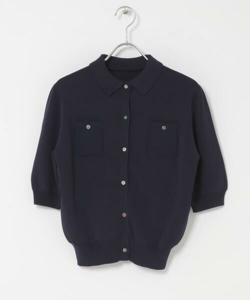 URBAN RESEARCH ROSSO / アーバンリサーチ ロッソ カーディガン・ボレロ | 襟付コンパクト5分袖カーディガン | 詳細16