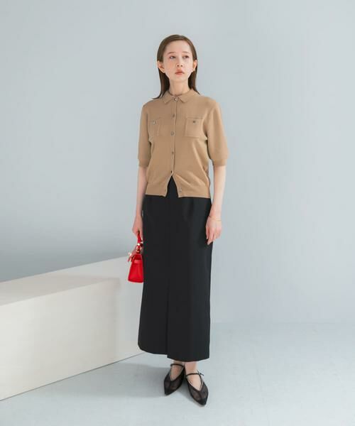 URBAN RESEARCH ROSSO / アーバンリサーチ ロッソ カーディガン・ボレロ | 襟付コンパクト5分袖カーディガン | 詳細25