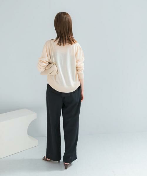 URBAN RESEARCH ROSSO / アーバンリサーチ ロッソ カーディガン・ボレロ | リネン混セミシアーカーディガン | 詳細3