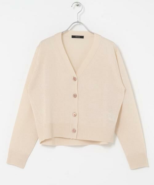 URBAN RESEARCH ROSSO / アーバンリサーチ ロッソ カーディガン・ボレロ | リネン混セミシアーカーディガン | 詳細4