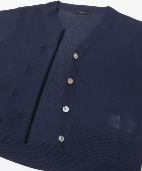 URBAN RESEARCH ROSSO / アーバンリサーチ ロッソ カーディガン・ボレロ | リネン混セミシアーカーディガン | 詳細7