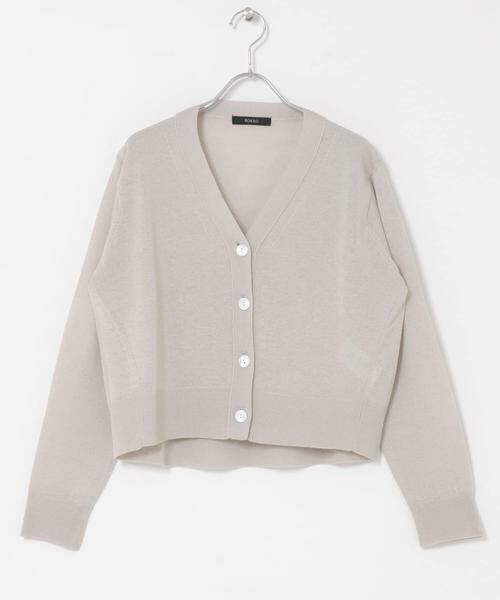 URBAN RESEARCH ROSSO / アーバンリサーチ ロッソ カーディガン・ボレロ | リネン混セミシアーカーディガン | 詳細12