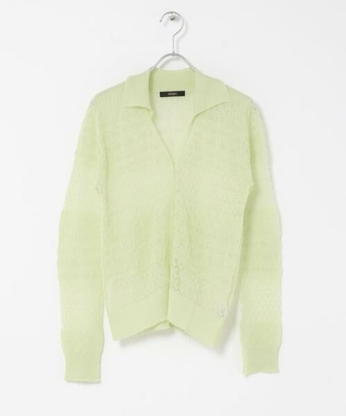 URBAN RESEARCH ROSSO / アーバンリサーチ ロッソ カーディガン・ボレロ | リネン混クロシェニットカーディガン | 詳細8