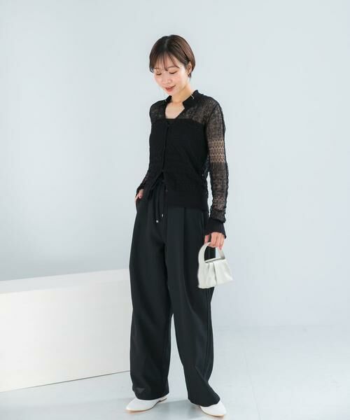 URBAN RESEARCH ROSSO / アーバンリサーチ ロッソ カーディガン・ボレロ | リネン混クロシェニットカーディガン | 詳細25