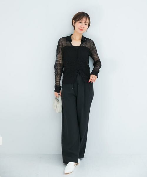 URBAN RESEARCH ROSSO / アーバンリサーチ ロッソ カーディガン・ボレロ | リネン混クロシェニットカーディガン | 詳細26