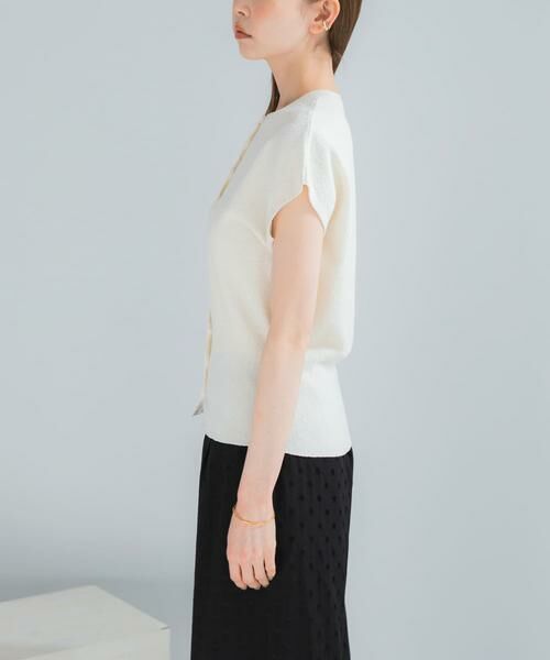 URBAN RESEARCH ROSSO / アーバンリサーチ ロッソ ニット・セーター | リネンコットンウエストシェイプデザインニット | 詳細10