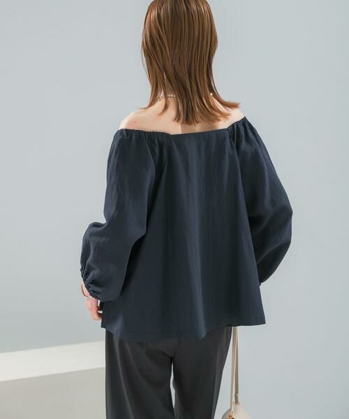URBAN RESEARCH ROSSO / アーバンリサーチ ロッソ シャツ・ブラウス | キュプラリネンオフショル2WAYブラウス | 詳細4