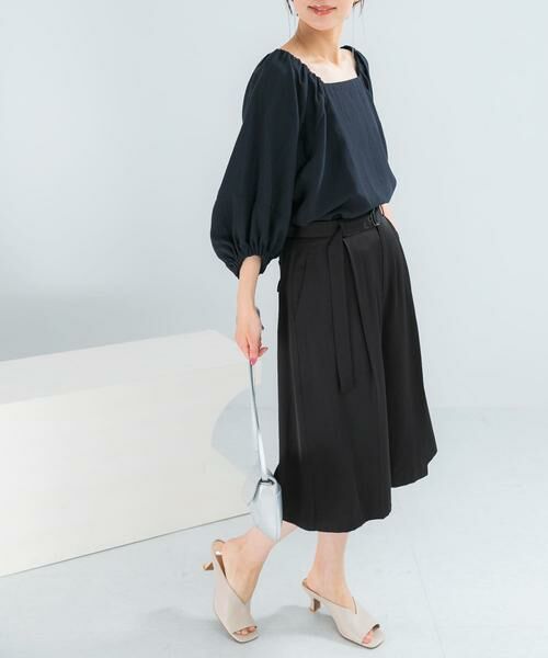 URBAN RESEARCH ROSSO / アーバンリサーチ ロッソ シャツ・ブラウス | キュプラリネンオフショル2WAYブラウス | 詳細7