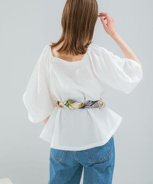 URBAN RESEARCH ROSSO / アーバンリサーチ ロッソ シャツ・ブラウス | キュプラリネンオフショル2WAYブラウス | 詳細18