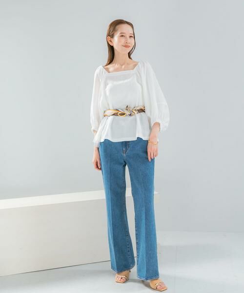 URBAN RESEARCH ROSSO / アーバンリサーチ ロッソ シャツ・ブラウス | キュプラリネンオフショル2WAYブラウス | 詳細19