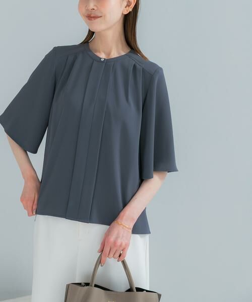 URBAN RESEARCH ROSSO / アーバンリサーチ ロッソ シャツ・ブラウス | 2WAYウォッシャブルフレアスリーブ ブラウス | 詳細1