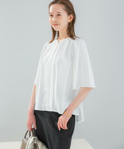 URBAN RESEARCH ROSSO / アーバンリサーチ ロッソ シャツ・ブラウス | 2WAYウォッシャブルフレアスリーブ ブラウス | 詳細12