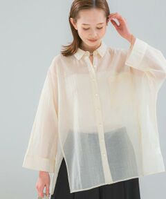 URBAN RESEARCH ROSSO / アーバンリサーチ ロッソ シャツ・ブラウス | シアーコットンドルマンシャツ