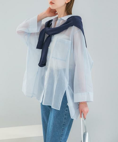 URBAN RESEARCH ROSSO / アーバンリサーチ ロッソ シャツ・ブラウス | シアーコットンドルマンシャツ | 詳細2