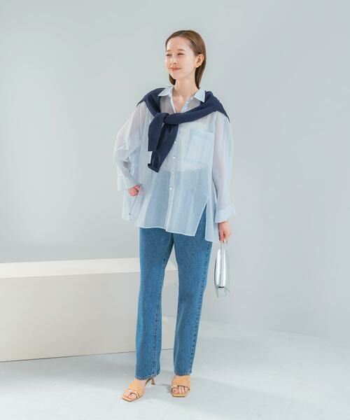 URBAN RESEARCH ROSSO / アーバンリサーチ ロッソ シャツ・ブラウス | シアーコットンドルマンシャツ | 詳細4